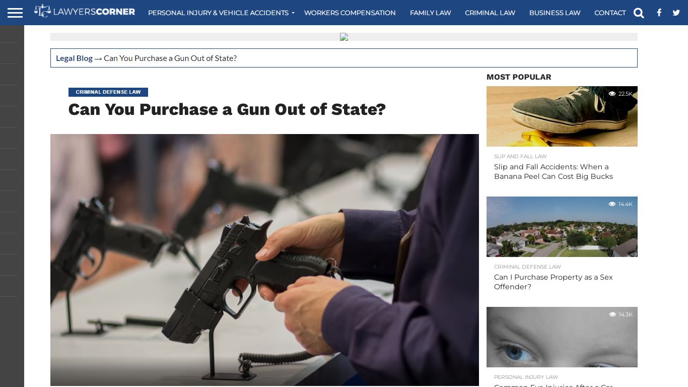 Is There Any Possibility For Buying a Gun Out of State in US